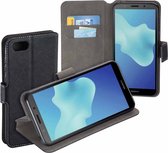 MP case Zwart bookcase style Huawei Y5 2018 wallet case hoesje