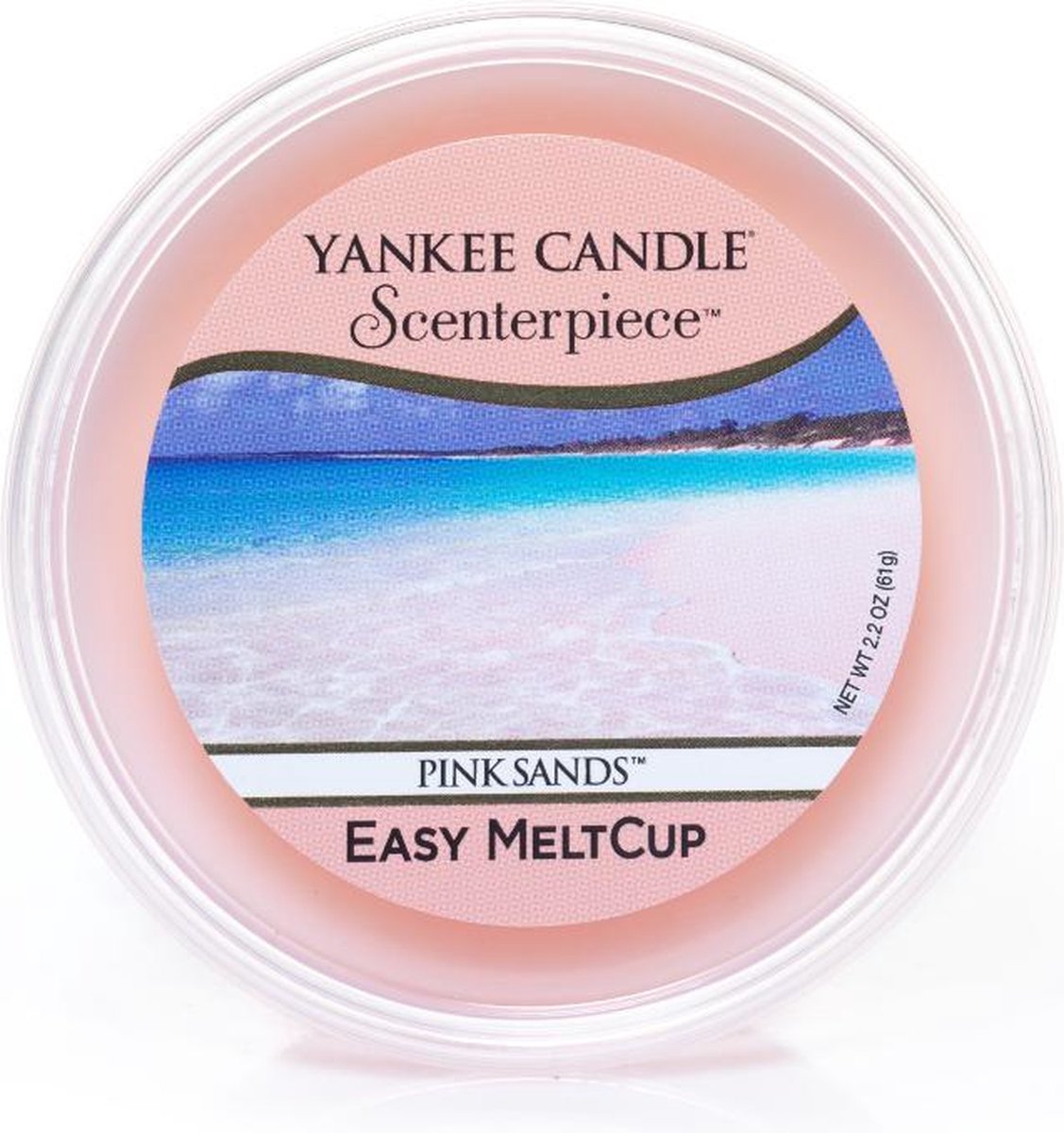 Yankee Candle - Pink Sands Scenterpiece Easy MeltCup ( růžové písky ) - Vonný vosk do aromalampy - 61.0g