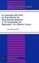 La jerarquía del texto en Eternidades de Juan Ramon Jiménez y 'O Guardador de Rebanhos' de Alberto Caeiro