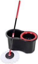SInbo clean mop (360 graden draaibaar) - mop + steel + emmer
