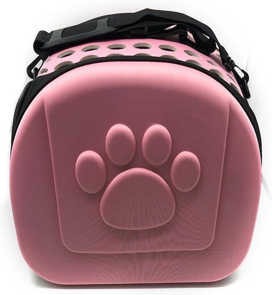 Draagbare dieren tas-honden  -katten-compact-meenemen-schoudertas-licht-flexibel-roze | bol.com