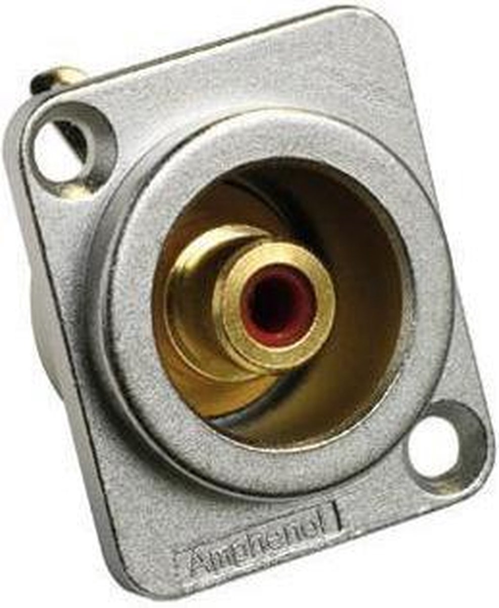 Amphenol ACJD-RED adapter RCA Rood