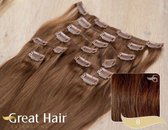 Great Hair Full Head Clip In - 40cm - straight - #8
