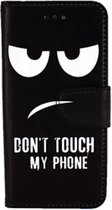 Xssive Hoesje voor Huawei P20 - Book Case - Don't Touch My Phone
