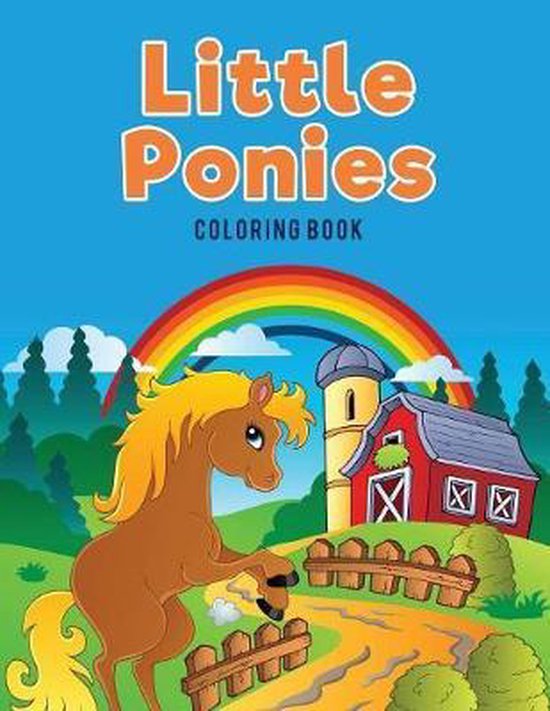 Little Ponies Coloring Book - cover