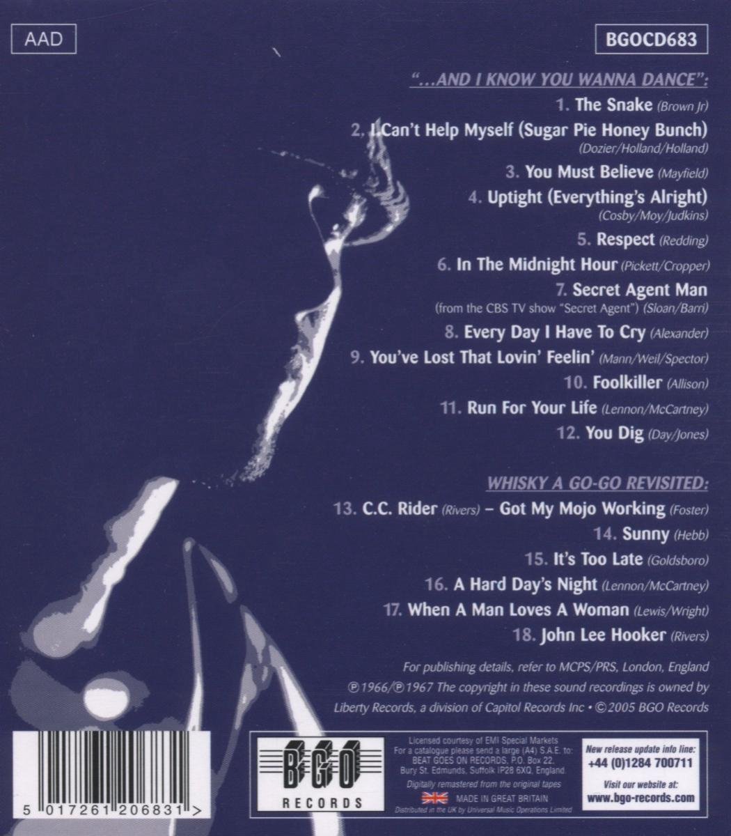And I Know You Wanna Dance/Whisky a GoGo Revisited, Johnny Rivers CD (album) Muziek