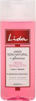 MULTI BUNDEL 5 stuks Lida Glycerine And Rose Hip Shower Gel 600 ml