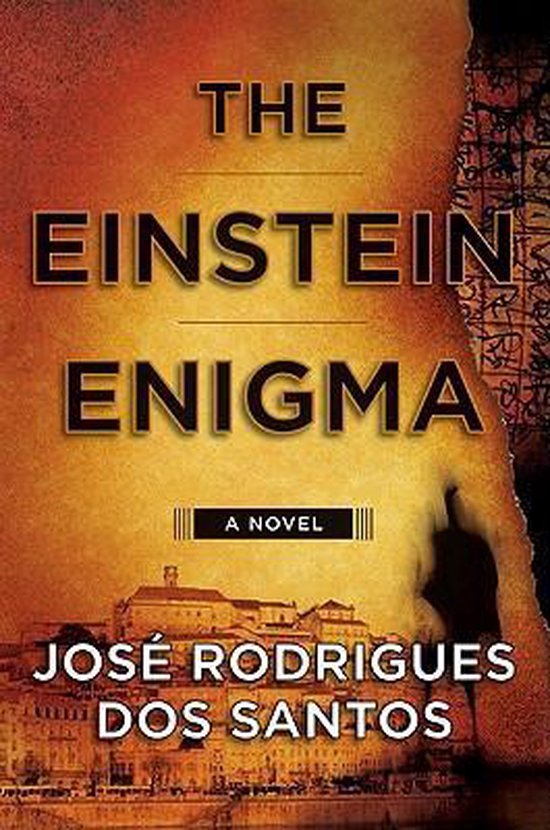 Couverture de livre avec le titre 'The Einstein Enigma' et le nom de l'auteur José Rodrigues Dos Santos.