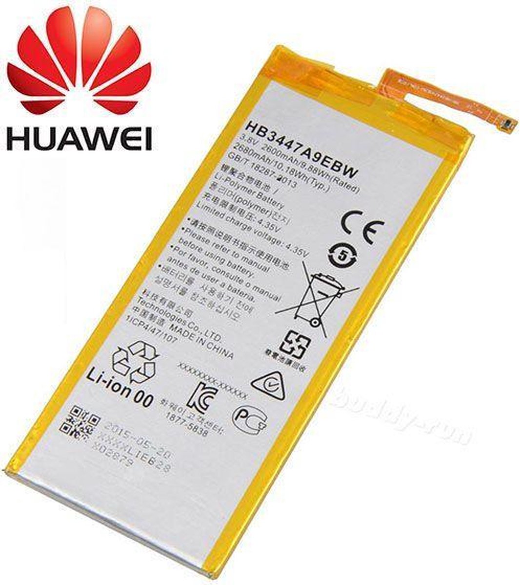 Huawei P8 accu - HB3447A9EBW - vervangende batterij | bol.com
