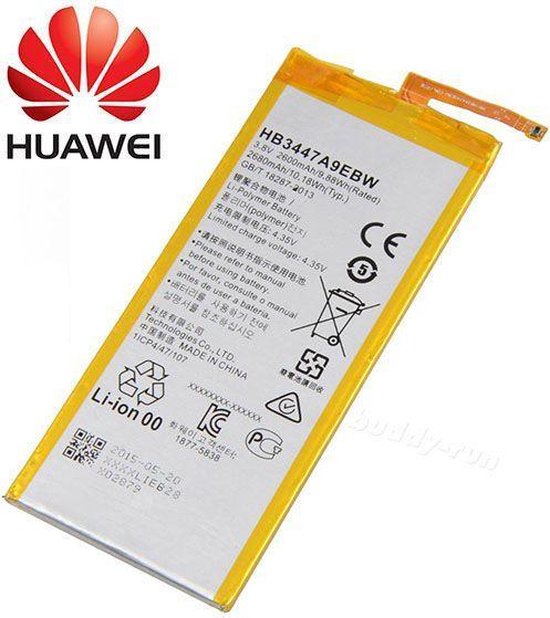 Huawei HB3447A9EBW Batterij Ascend P8 Origineel 2600mAh | bol.com