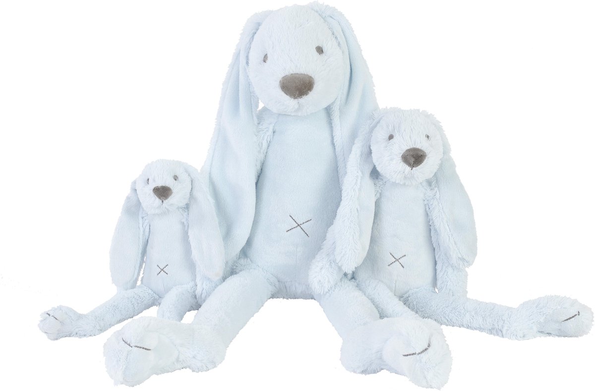 Happy Horse Konijn Richie Knuffel 28cm - Blauw - Baby knuffel — afbeelding 4