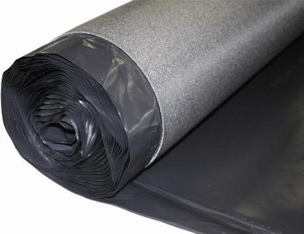 Digitaal roddel Stap Exellent Sound Eliminator ondervloer 2mm 25m2 per rol, voorzien van  damp/vochtscherm | bol.com