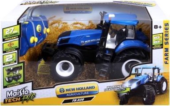 Tracteur agricole téléguidé New Holland, 1:16