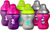 Bol.com Tommee Tippee - Baby Bottles - CTN 6x260ml - girl deco aanbieding