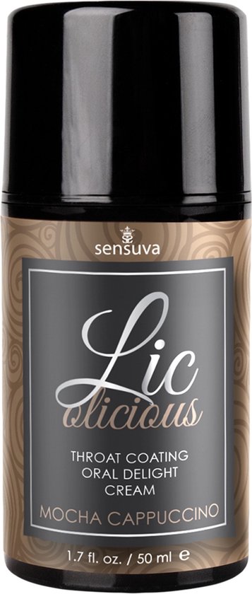 Sensuva - Lic-o-licious - Mocha Cappuccino - Oral Delight Cream - 50 ml - Stimulerend supplement - Sensuva