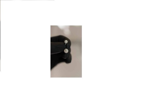 Navel Piercing enige echte Helderwit Swarovski