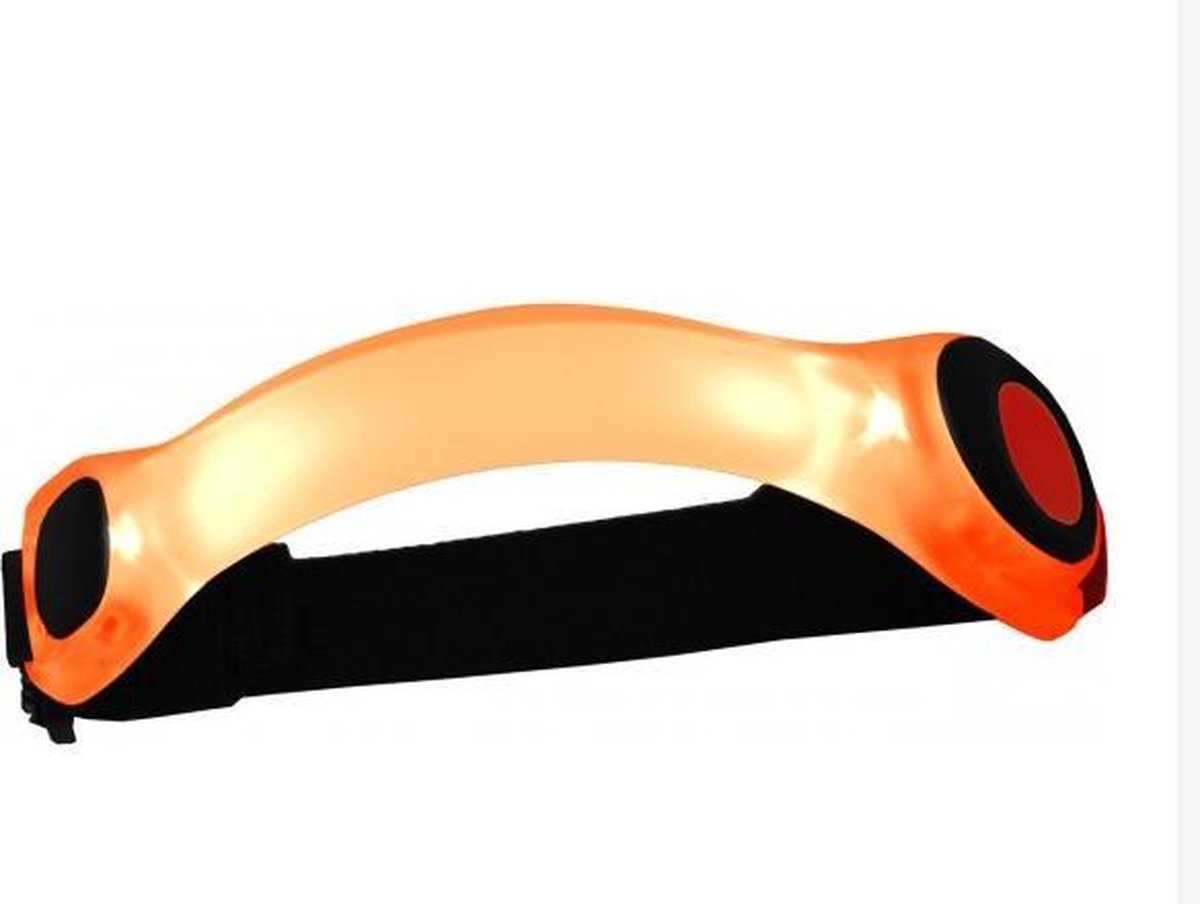 Fen hardloop LED veiligheidsverlichting – armband - oranje
