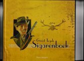 Groot Tegels Sigarenboek met een illustratie van een man met hoed en geweer, en een hertengewei met jaartal 1868.