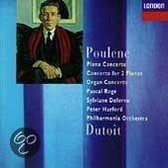 Poulenc: Piano Concerto, etc / Dutoit, Roge, Deferne, et al