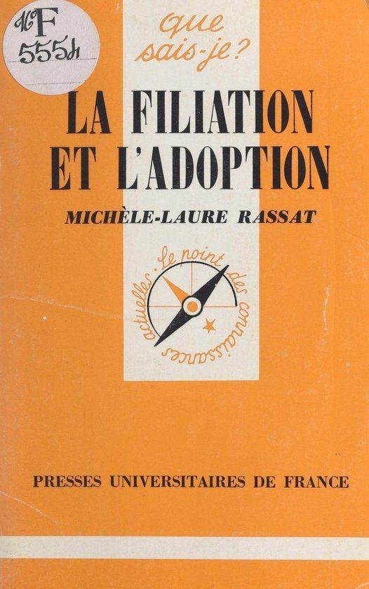 La filiation et l'adoption - cover