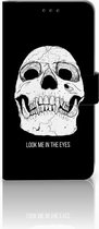 Bookcase Geschikt voor Samsung Galaxy A7 (2018) Skull Eyes