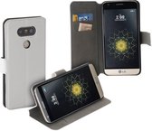 HC wit bookcase voor de LG G5 wallet cover