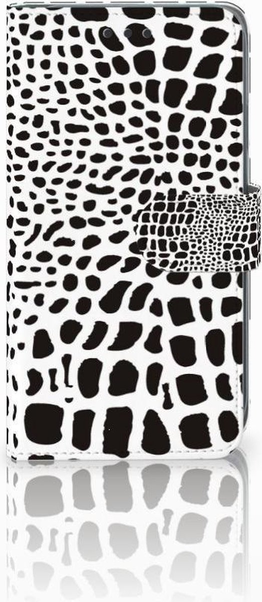 Apple iPhone Xr Telefoonhoesje met Pasjes Slangenprint