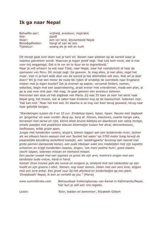 Handboek voor klein geluk