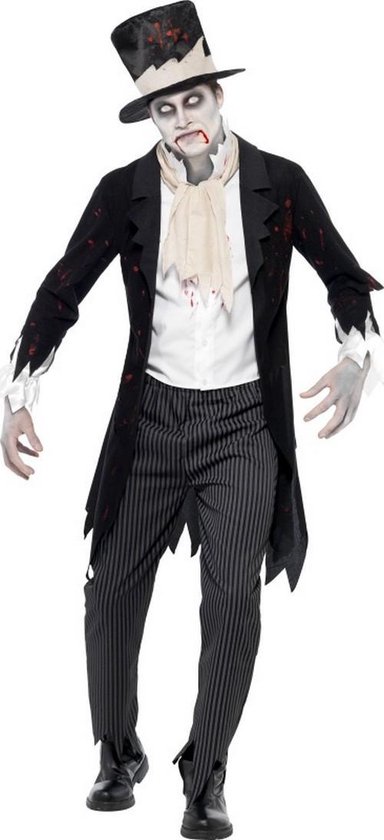 Verliefd douche Beperkingen Gentleman Zombie Halloween kostuum voor heren - Verkleedkleding - Medium" |  bol.com