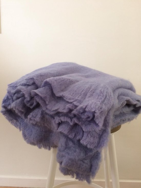 Tijdig Gronden Leidinggevende Plaid Lavendel *Woondeken *130 x 170cm *Lila | bol.com
