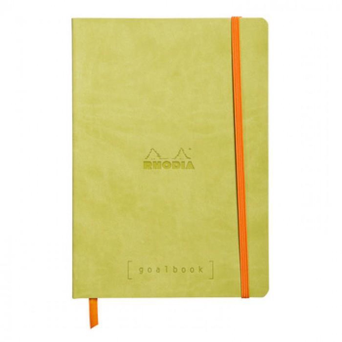 Rhodia Goalbook 6 X 8 1/4 A5 Anise Green Cover Bullet Journal