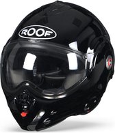 ROOF Desmo 3 Zwart Systeemhelm - Motorhelm - Maat M/S