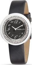 Morellato Luna - R0151112503 - dames horloge - leer - kristallen - zilverkleurig