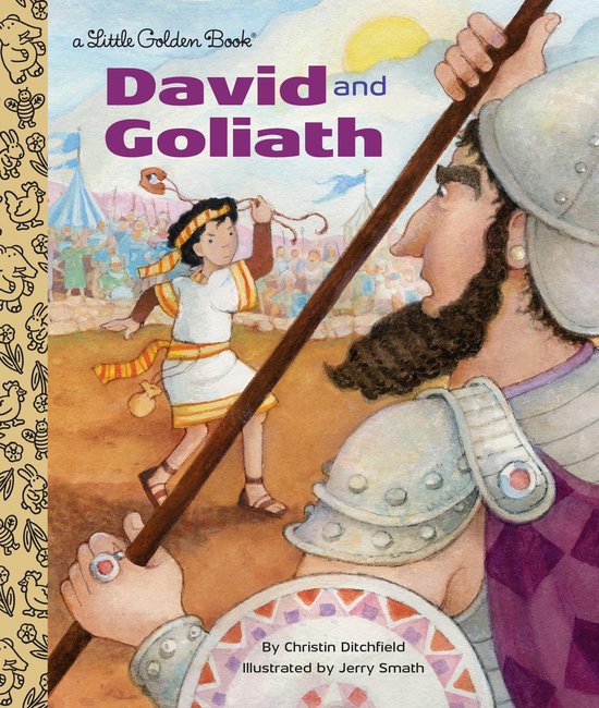 Little Golden Book - David and Goliath - cover