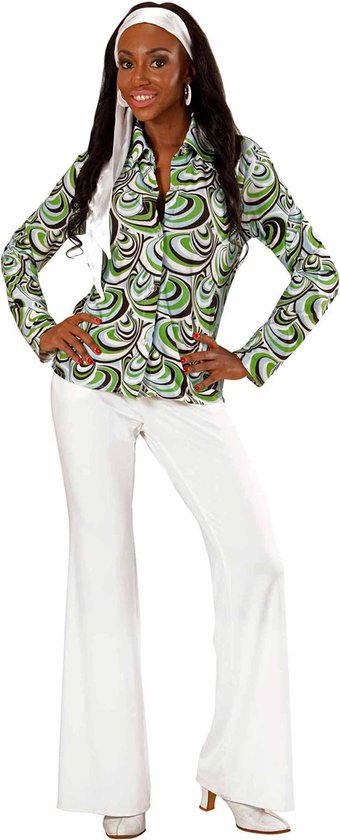 WIDMANN - Jaren 70 groovy golven blouse voor vrouwen - L / XL | bol.com