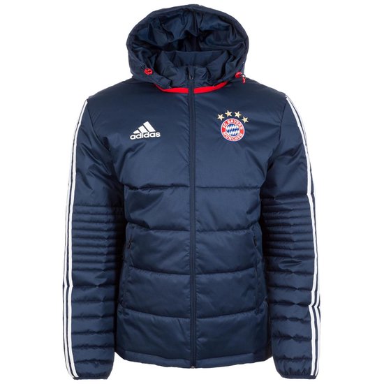 ADIDAS BAYERN MUNCHEN WINTERJAS 2017-18 - MAAT L - KLEUR BLAUW/WIT | bol.com