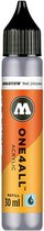 Molotow ONE4ALL™ - 30ml donkergrijze navul Inkt op acrylbasis
