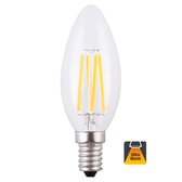 E14 4w Filament Peerlamp - 2200K Flame - Dimbaar