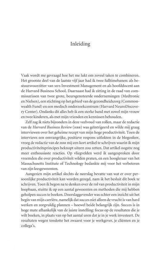 Ultieme productiviteit