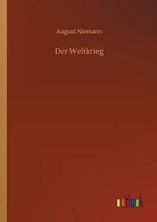 Boek cover Der Weltkrieg van August Niemann (Paperback)