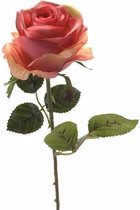 Kunst rozen tak 45 cm roze - kunstroos