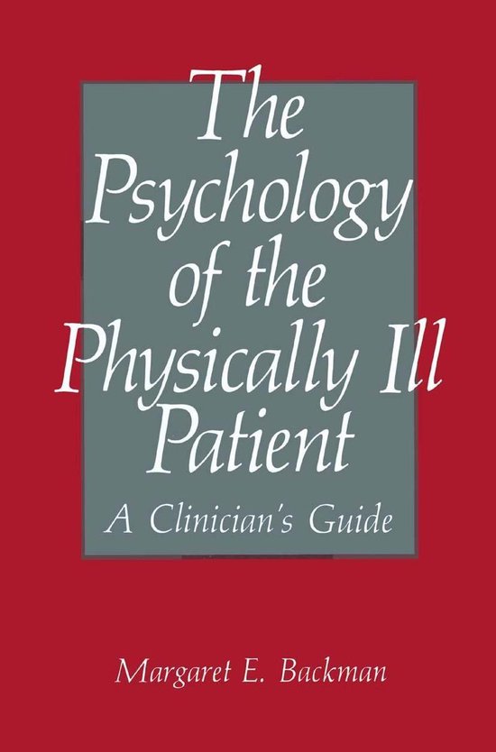 The Psychology of the Physically Ill Patient - cover