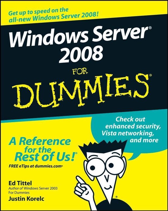 Windows Server 2008 For Dummies - cover