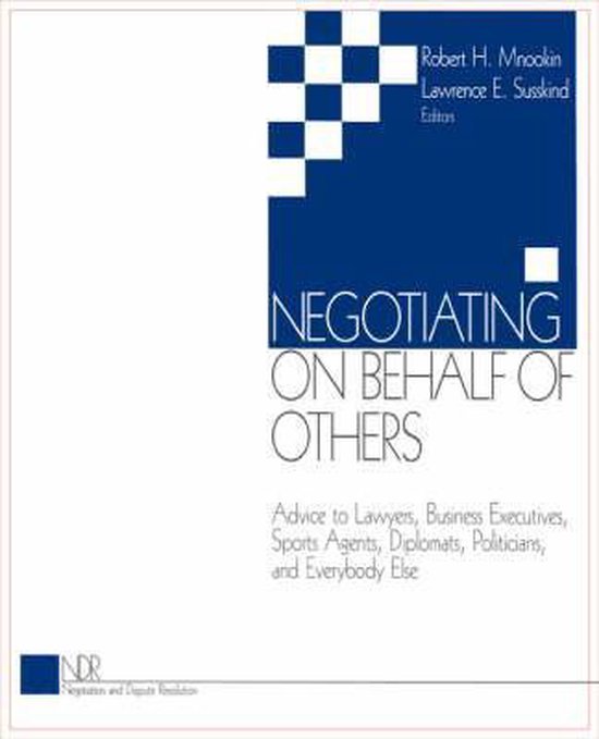 Negotiating on Behalf of Others - cover