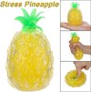 Afbeelding van het spelletje Ananas Stressbal met Waterparels – 10x7cm | Versterking van de Hand, Pols en Onderarm | Stresspeelgoed