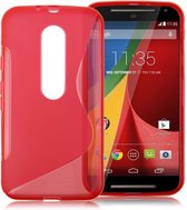 Motorola moto g (3rd gen) 2015 stpu silicone case roze