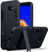 Samsung Galaxy J4 Plus 2018 TPU Case hoesje - CaseBoutique - Effen Zwart - TPU (Zacht)