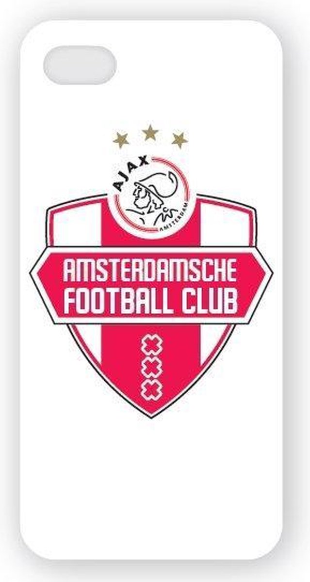 Iphone 5 cover ajax wit/rood/wit