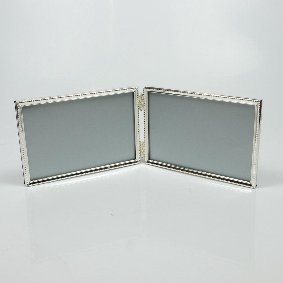 AL - 2luik Parel liggende fotolijst voor foto formaat 5x8 cm