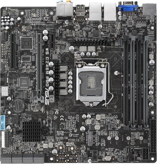 ASUS WS C246M PRO Intel C246 LGA 1151 (Socket H4) micro ATX